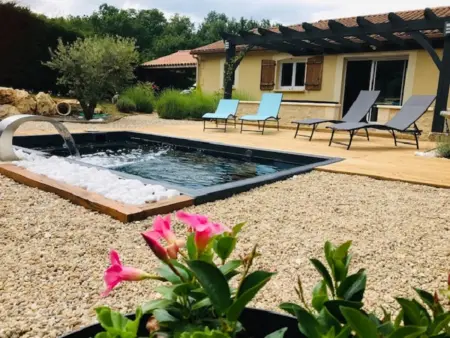Maison en pierre avec piscine près de Sarlat, Gite 6 personnes à Saint Cybranet - Photo 6