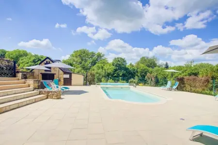 Ferme Sarlat, Agréable maison de vacances avec piscine privée - Photo 7