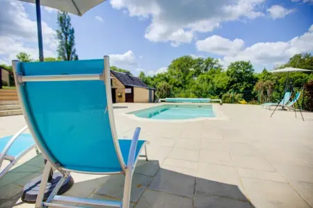 Ferme Sarlat, Agréable maison de vacances avec piscine privée - Photo 8