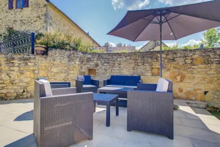 Ferme Sarlat, Agréable maison de vacances avec piscine privée - Photo 33