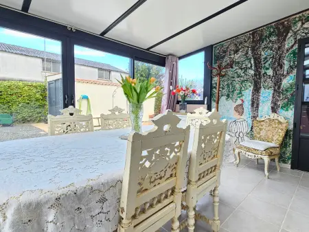 Maison confortable avec véranda et jardin, 4 pers, animaux sur demande - Photo 13