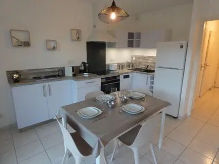 Maison à Notre-Dame-de-Monts avec piscine, wifi et parking, 4 personnes - Photo 11