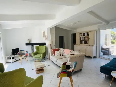 Villa 4 pièces, 7 couchages, proche plage, terrasse, jardin, parking, Wi-Fi - Photo 10