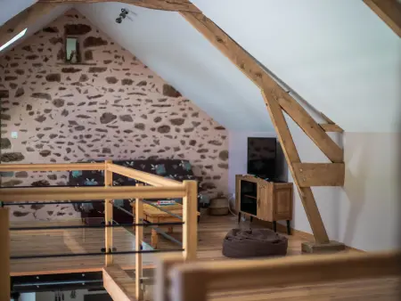 Longère rénovée avec charme, 5 chambres, grand jardin, proche du village, idéale pour 15 pers. - Photo 17