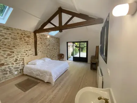 Gîte de Charme à Senlisse: Confort Haut de Gamme, Parc Arboré, Cheminée, Wifi Gratuit, Proche Châteaux - Photo 22