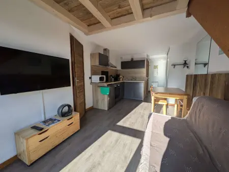 Duplex 4 pers. à Arêches-Beaufort, piscine, balcon sud, centre village - Photo 7