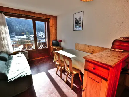 Appartement 2 pièces + coin montagne, balcon sud, au centre du village - Photo 2