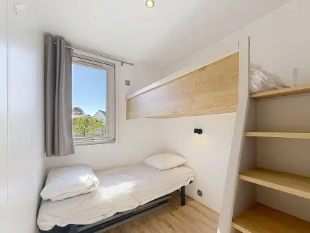 Mobil-home 6 pers, 3 chambres, piscine chauffée, plage à 200m, terrasse couverte - Photo 3