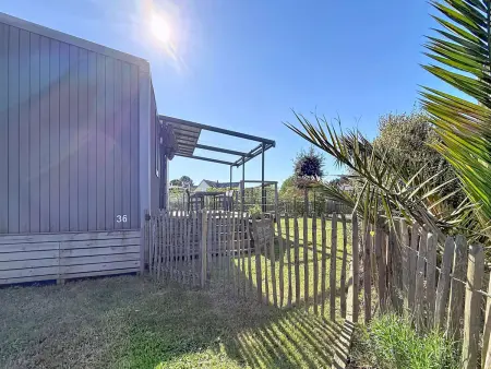 Mobil-home 6 pers, 3 chambres, piscine chauffée, plage à 200m, terrasse couverte - Photo 6
