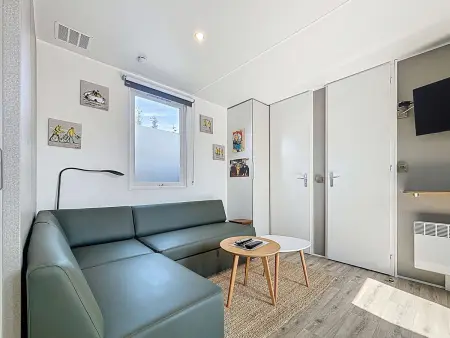 Mobil-home Grand Confort à 200m de la plage, 4 pers, piscine chauffée, parking, Wi-Fi inclus - Photo 9