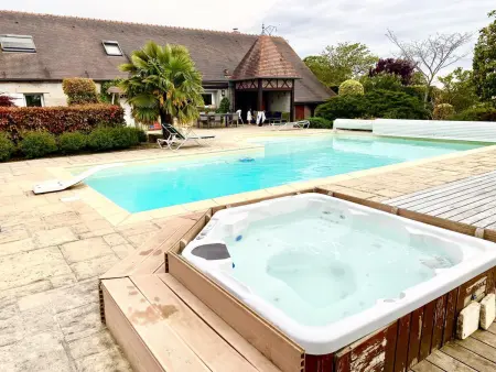 Villa avec piscine chauffée et jardin près de Moulins - Photo 24