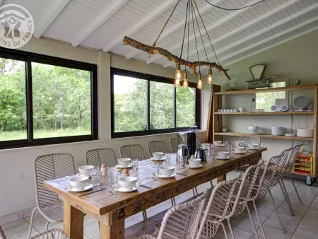 Grande maison avec piscine privée chauffée et animaux admis - Photo 7