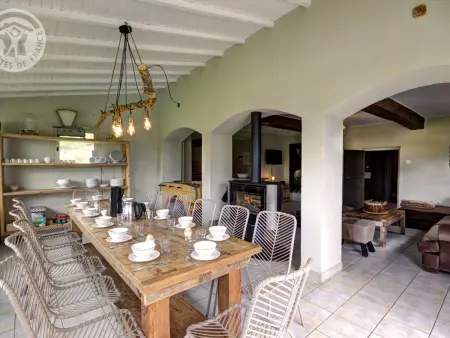Grande maison avec piscine privée chauffée et animaux admis - Photo 9