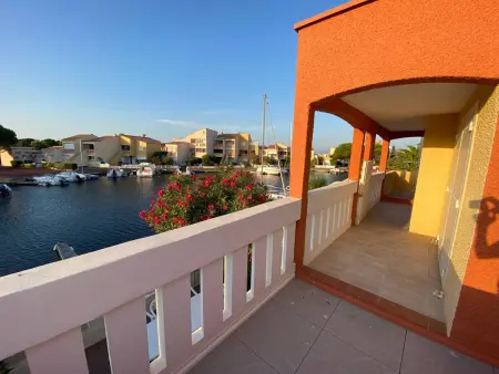 Marina 5P avec piscine et terrasses, 4 chambres, clim, parking, proche plage et commerces, Port Barcarès - Photo 15