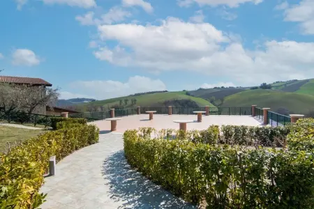La Collina, Belle maison de vacances à Montedinove avec piscine partagée - Photo 7
