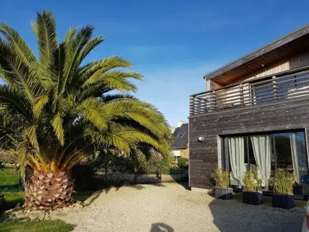 Villa bois à 500m plage avec jardin clos, WIFI et parking - Ile Grande - Photo 8