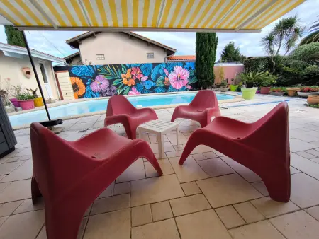 Grande maison familiale avec piscine et varangue à Tarnos, proche plages et commerces - Photo 35