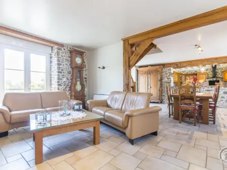 Maison conviviale avec étang, cheminée, draps fournis à Gouville-sur-Mer - Photo 2