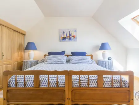 Maison conviviale avec étang, cheminée, draps fournis à Gouville-sur-Mer - Photo 13