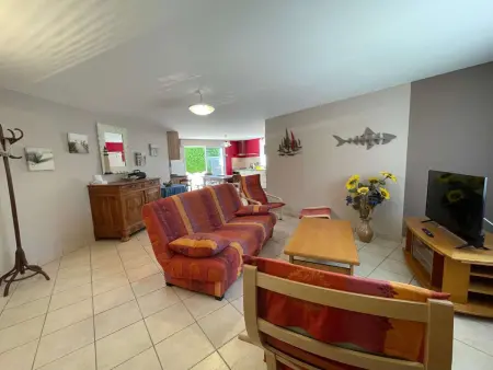 Maison récente 4 pièces près de l'océan, terrain clos, terrasse, barbecue, 8 couchages, ménage inclus - Photo 1