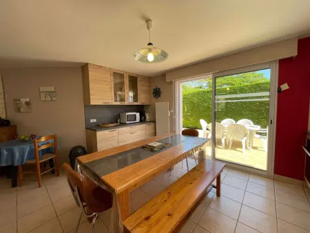 Maison récente 4 pièces près de l'océan, terrain clos, terrasse, barbecue, 8 couchages, ménage inclus - Photo 8