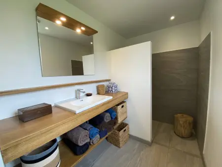 Villa neuve en bois avec WIFI et jardin, à proximité de la plage de Trestraou, Perros-Guirec - Photo 9