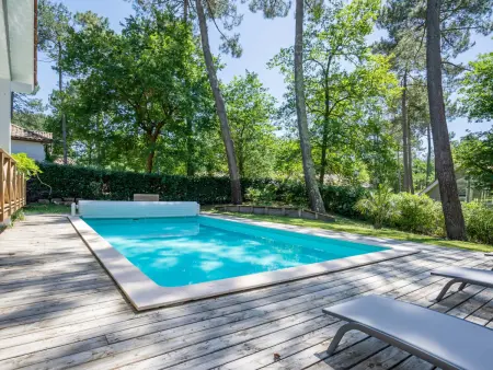 Villa à Biscarrosse avec piscine chauffée et jardin pour 6 personnes - Photo 2