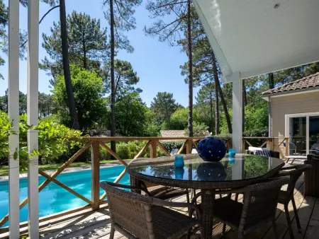 Villa à Biscarrosse avec piscine chauffée et jardin pour 6 personnes - Photo 6