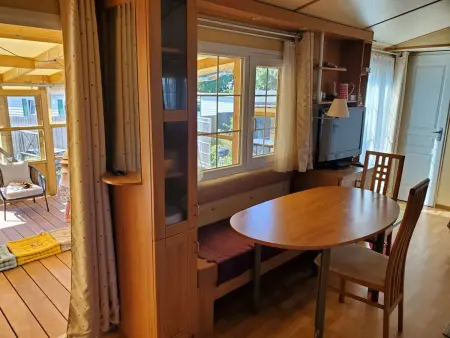 Mobile-home cosy à 200m plage, pour 5 pers. avec terrasse, jardin et équipements complets - Photo 4