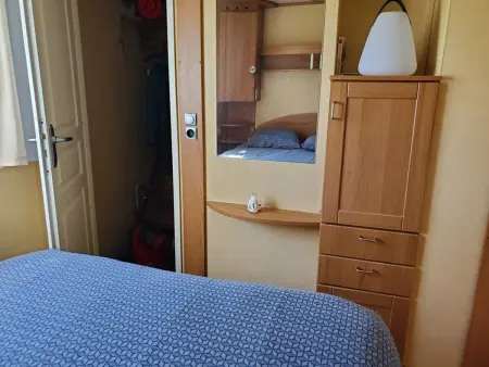 Mobile-home cosy à 200m plage, pour 5 pers. avec terrasse, jardin et équipements complets - Photo 7