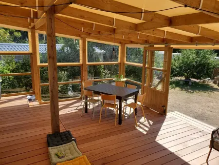 Mobile-home cosy à 200m plage, pour 5 pers. avec terrasse, jardin et équipements complets - Photo 14