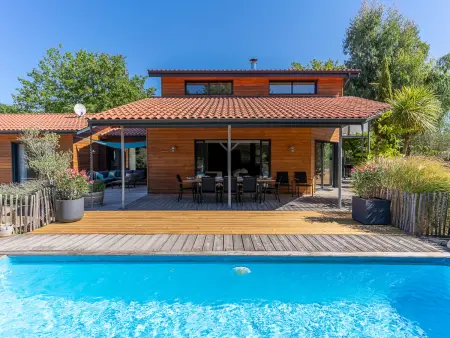 Villa familiale 10 pers. à Biscarrosse avec piscine chauffée, près du lac et des pistes cyclables - Photo 5