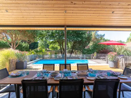 Villa familiale 10 pers. à Biscarrosse avec piscine chauffée, près du lac et des pistes cyclables - Photo 6