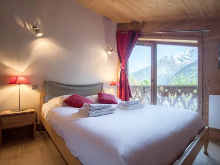Chalet mitoyen aux pieds des pistes pour 6 pers., animaux admis, à Chamonix - Photo 9