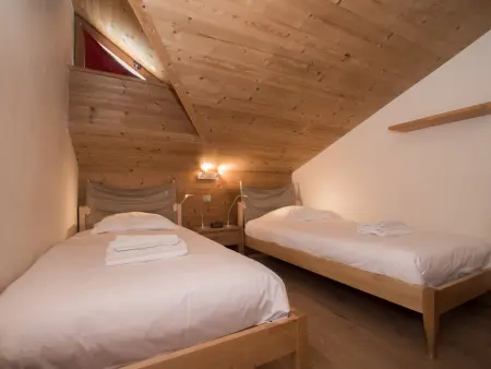 Chalet mitoyen aux pieds des pistes pour 6 pers., animaux admis, à Chamonix - Photo 10