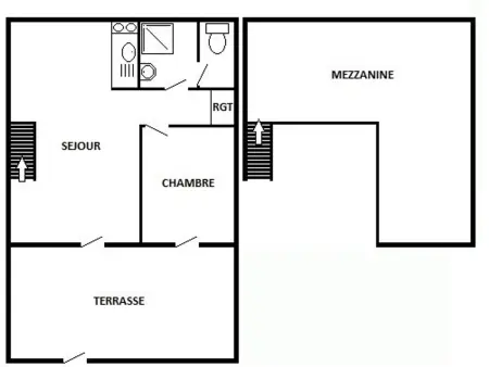 Villa 2 Pièces+Mezzanine, 6 couchages, Parking, Face Mer - Photo 6