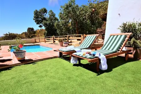 Villa Montes de Málaga, Villa à Malaga, piscine privée et vue mer - Photo 5