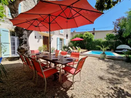 La maison des Vendangeurs 10, Grande maison avec charme et piscine à Olonzac - Photo 15