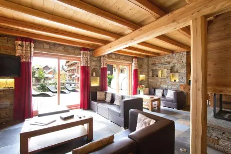 Chalet Le Loup Lodge, Chalet à Les Deux Alpes avec Piscine - Photo 2