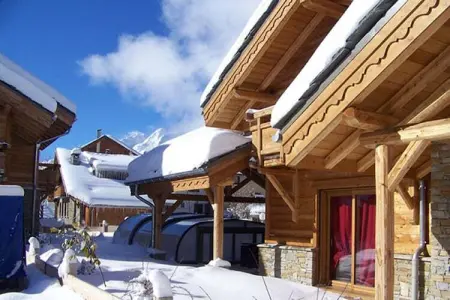 Chalet Le Loup Lodge, Chalet à Les Deux Alpes avec Piscine - Photo 10