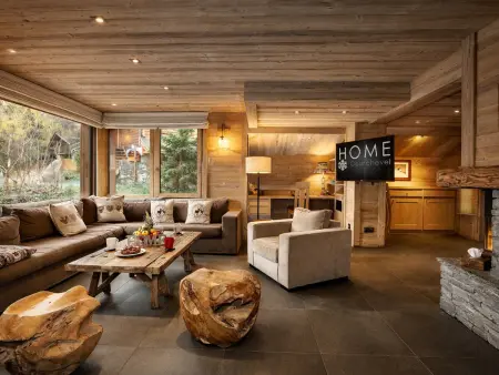 Chalet moderne 5* à Courchevel La Tania - 12 pers, jacuzzi, sauna, skis aux pieds, cheminée, cinéma - Photo 1