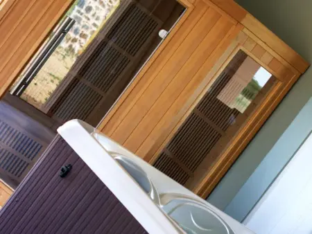 Gîte de luxe avec spa, sauna et piscine, animaux admis - Photo 9