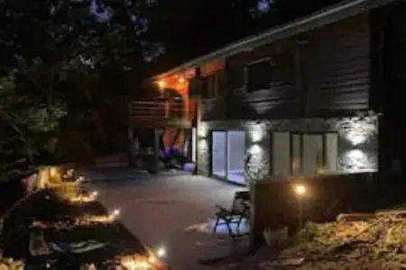 Blue Wood, Chalet dans les bois avec bain nordique - Photo 6