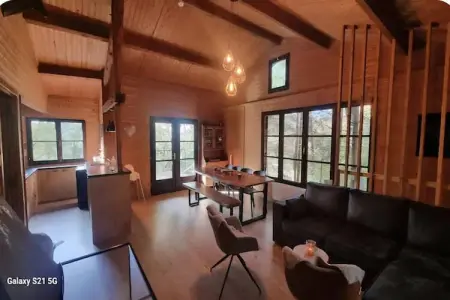 Blue Wood, Chalet dans les bois avec bain nordique - Photo 8