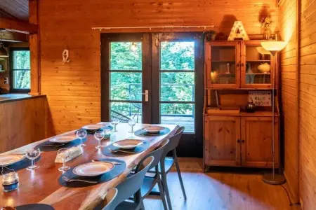Blue Wood, Chalet dans les bois avec bain nordique - Photo 13