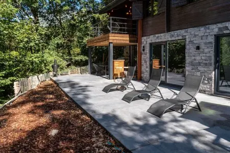 Blue Wood, Chalet dans les bois avec bain nordique - Photo 22