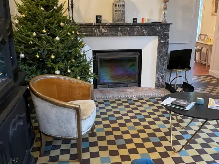 Maison familiale près du Zoo de la Flèche avec piscine chauffée, jardin et cheminée - Photo 8