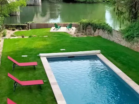 Maison familiale près du Zoo de la Flèche avec piscine chauffée, jardin et cheminée - Photo 25
