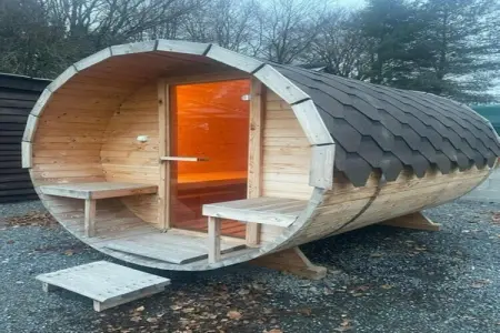 Le Petit Loup de Courtil, Authentique maison de vacances à Gouvy avec bien-être - Photo 6