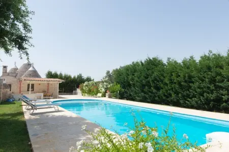 Trullo Filippo Ostuni, Maison de Vacances à Valle d'Itria avec Piscine - Photo 8